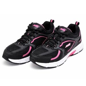Avia 5000 Womens Size 11 Black Pink Walking Sneakers Comfort Mesh Shoes Athletic